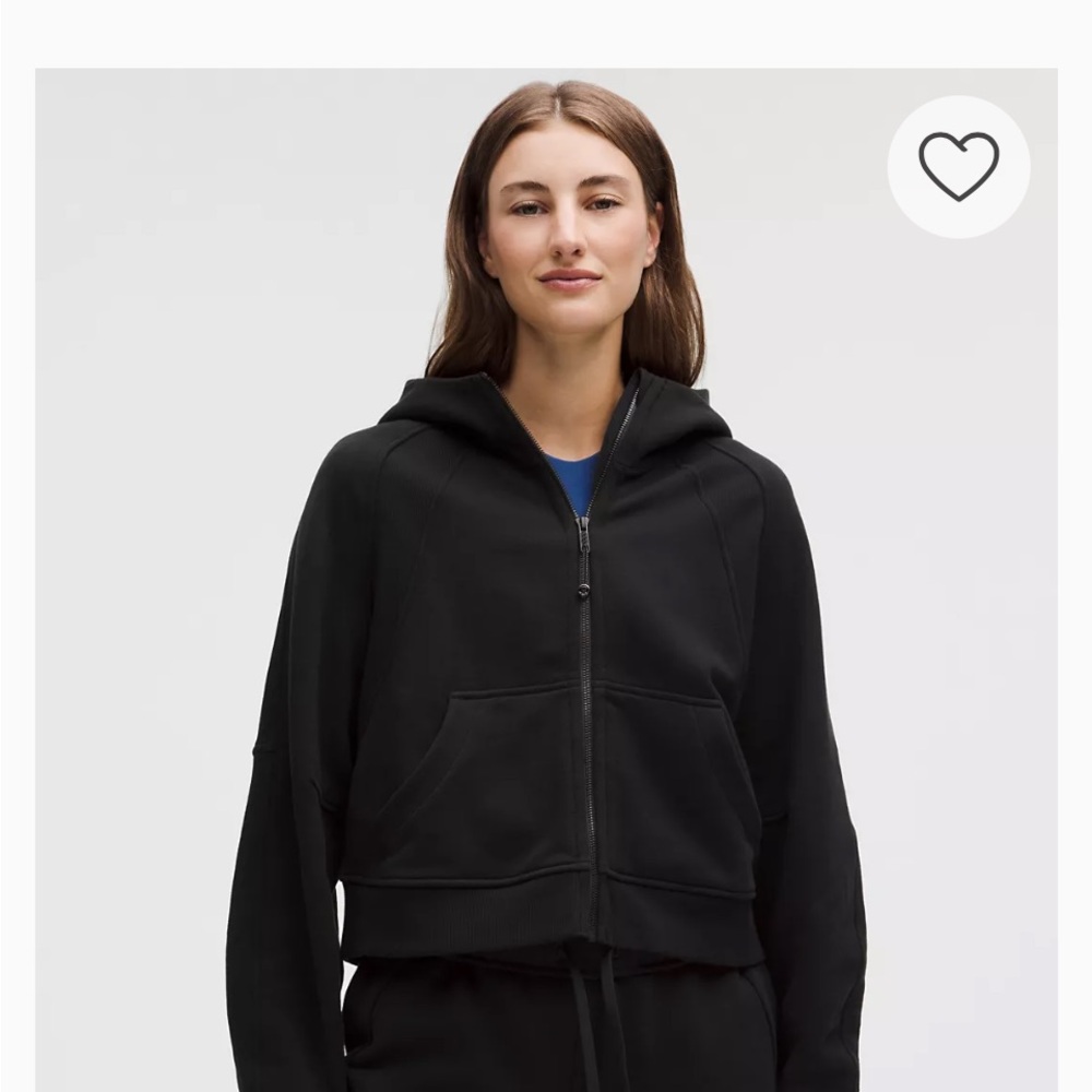 Lululemon Athletica Black Zip-Up Hoodie